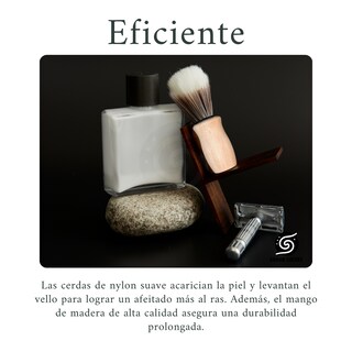 Foto 6 | Foto 6 | Brocha De Afeitar, Madera, Nailon Suave, Profesional Barbero, 3pz