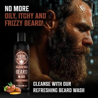 Foto 3 | Foto 3 | Limpiador Y Acondicionador Para Barba Viking Revolution 300 Ml Para Hombre - Venta Internacional.