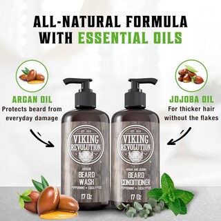 Foto 5 | Foto 5 | Set De Jabón Y Acondicionador Para Barba Viking Revolution Con Argán Y Jojoba - Venta Internacional.