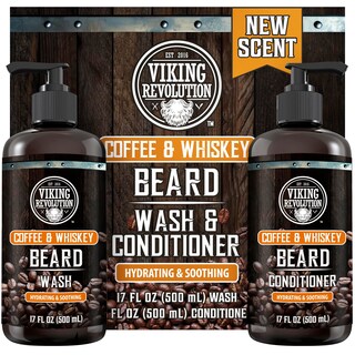 Foto 1 | Foto 1 | Set De Jabón Y Acondicionador Para Barba Viking Revolution Con Aroma A Café Y Whisky, 500 Ml - Venta Internacional.