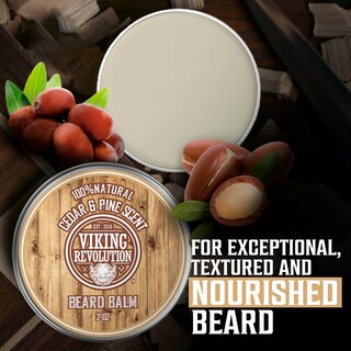 Foto 5 | Foto 5 | Bálsamo Para Barba Viking Revolution De Cedro Y Pino Con Aceite De Argán, 60 Ml - Venta Internacional.