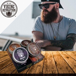 Foto 5 | Foto 5 | Paquete Variado De Bálsamo Para Barba Viking Revolution, 4 X 30 Ml - Venta Internacional.