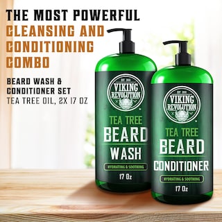 Foto 4 | Foto 4 | Set De Jabón Y Acondicionador Para Barba Viking Revolution Con Aceite De Árbol De Té - Venta Internacional.
