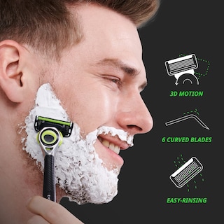 Foto 5 | Foto 5 | Razor System Dorco Pace 6 Pro 3d Motion 1 Mango Y 9 Cartuchos - Venta Internacional.