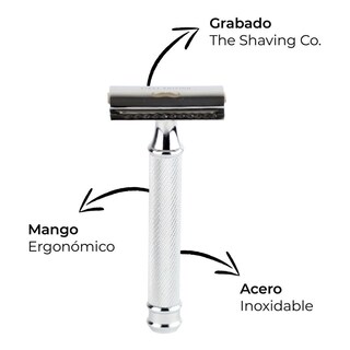 Foto 2 | Foto 2 | Kit The Shaving Co. Rastrillo Afeitado Vasija Acero Navajas