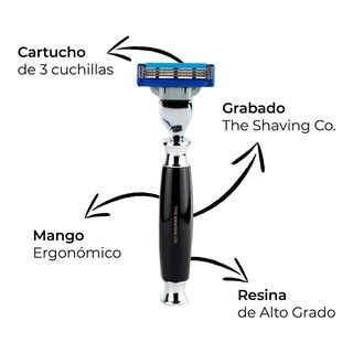Foto 2 | Foto 2 | Kit Afeitado Rastrillo Vintage + Vasija Acero The Shaving Co