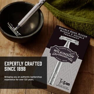 Foto 5 | Foto 5 | Navaja De Afeitar Wilkinson Sword De Doble Filo Con 5 Hojas De Repuesto - Venta Internacional.