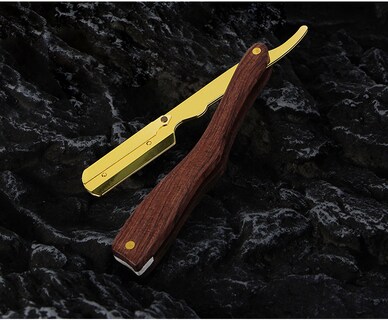 Foto 3 | Foto 3 | Maquinilla De Afeitar Barber Genérica Professional Straight Edge + 100 Cuchillas - Venta Internacional.