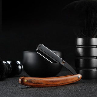 Foto 2 | Foto 2 | Maquinilla De Afeitar Barber Genérica Professional Straight Edge + 100 Cuchillas - Venta Internacional.