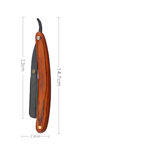 Foto 3 | Foto 3 | Maquinilla De Afeitar Barber Genérica Professional Straight Edge + 100 Cuchillas - Venta Internacional.