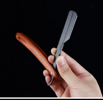 Foto 4 | Foto 4 | Maquinilla De Afeitar Barber Genérica Professional Straight Edge + 100 Cuchillas - Venta Internacional.