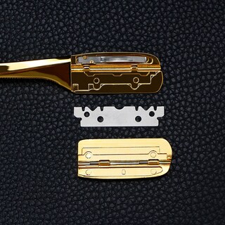 Foto 4 | Foto 4 | Maquinilla De Afeitar Barber Genérica Professional Straight Edge + 100 Cuchillas - Venta Internacional.
