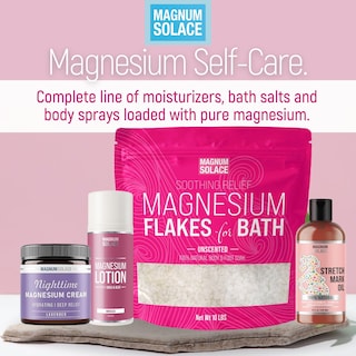 Foto 7 | Foto 7 | Hojuelas de Magnesio para Baño Magnum Solace 4,5 kg Organic Pure - Venta Internacional