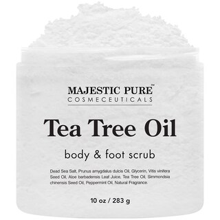 Foto 1 | Foto 1 | Exfoliante Corporal Y Para Pies Majestic Pure, Aceite De Árbol De Té, 300 Ml - Venta Internacional.