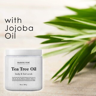 Foto 3 | Foto 3 | Exfoliante Corporal Y Para Pies Majestic Pure, Aceite De Árbol De Té, 300 Ml - Venta Internacional.