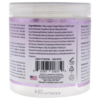 Foto 2 | Foto 2 | Exfoliante Para Pies Okay Pure Naturals Pink Salt 180 Ml - Venta Internacional.