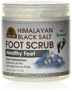 Foto 1 | Foto 1 | Exfoliante Para Pies Okay Pure Naturals Black Salt 180 Ml - Venta Internacional.