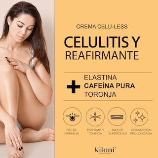 Foto 2 | Foto 2 | Crema Celulitis Kilani Con Cafeína Pura, Elastina Y Toronja - Piel De Naranja - Reafirmante - 300 Ml