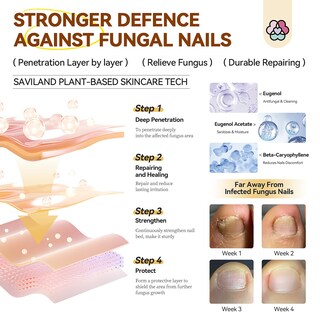 Foto 3 | Foto 3 | Tratamiento De Hongos En Uñas Y Uñas, Aceite De Clavo Saviland 2024, 30 Ml - Venta Internacional.
