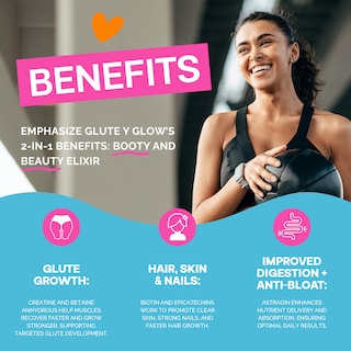 Foto 4 | Foto 4 | Suplemento Amatemas Glute Y Glow Elixir 2 En 1 Para Botines Y Belleza - Venta Internacional.