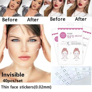 Foto 2 | Foto 2 | Set De Pegatinas Faciales Huoguo Thin Invisible Lift Makeup (40 Unidades) - Venta Internacional.