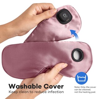Foto 6 | Foto 6 | Máscara Térmica Para Ojos Ezona Silk Cordless Warm Compress Púrpura - Venta Internacional.