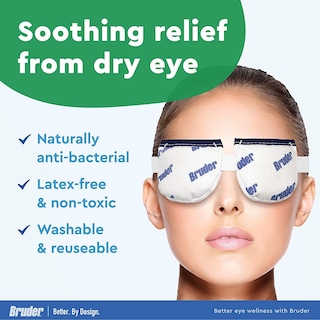 Foto 4 | Foto 4 | Compresa Para Ojos Moist Heat Bruder De Acción Rápida Alivia Los Ojos Secos - Venta Internacional.