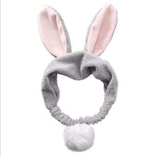 Foto 1 | Foto 1 | Diadema Huoguo  Bonita Bola De Felpa Sintética Con Orejas De Conejo Para Mujer - Venta Internacional.