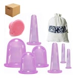 Ventosas De Silicona Para Masajes 8 Piezas Belug Morado