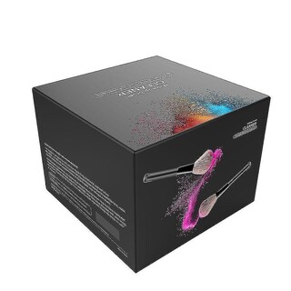 Foto 3 | Foto 3 | Limpiador De Brochas De Maquillaje Huoguo Herramienta Cosmética Negra Con 8 Collares - Venta Internacional.