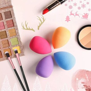 Foto 5 | Foto 5 | Brochas de Maquillaje BELUG Kit con Esponja Profesional Rosa Negro 16 Piezas