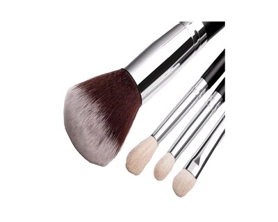 Foto 3 | Foto 3 | Brochas para Maquillaje Frutivegie Punta Blanca Negras 16 Piezas