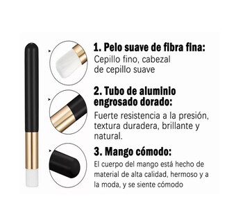 Foto 3 | Foto 3 | Brochas para Limpiar Pestañas Lab.G 10 Piezas