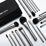 Juego De Brochas De Maquillaje Eigshow Professional Pro De 18 Piezas Con Estuche - Venta Internacional.
