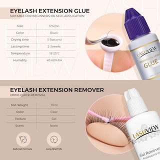 Foto 5 | Foto 5 | Kit de Extensiones de Pestañas Lashview 338 Piezas con Maniquí - Venta Internacional