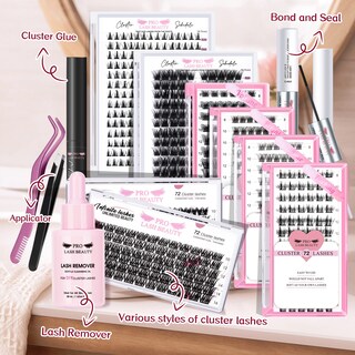 Foto 7 | Foto 7 | Extensión de Pestañas Clúster Lashes Pro Lashbeauty 72 Unidades - Venta Internacional