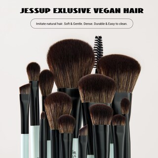 Foto 2 | Foto 2 | Set De Brochas De Maquillaje Jessup T500, 10 Unidades, Con Contorno De Base - Venta Internacional.