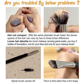 Foto 5 | Foto 5 | Set De Brochas De Maquillaje Bueart Design Essential, 10 Unidades, Color Negro Perlado - Venta Internacional.