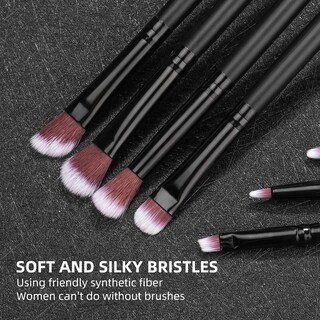 Foto 6 | Foto 6 | Juego De Brochas De Maquillaje Bs-mall Premium Sintéticas De 14 Piezas - Venta Internacional.