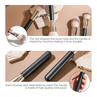 Foto 3 | Foto 3 | Set De Brochas De Maquillaje Bs-mall Premium Foundation, 4 Piezas - Venta Internacional.