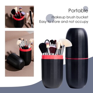 Foto 4 | Foto 4 | Set De Brochas De Maquillaje Bs-mall Premium Sintéticas, 18 Piezas Con Funda - Venta Internacional.