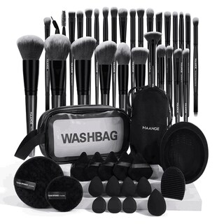 Foto 1 | Foto 1 | Brochas De Maquillaje Maange, 49 Unidades, Kit De Maquillaje Con Bolsa Y Batidora - Venta Internacional.