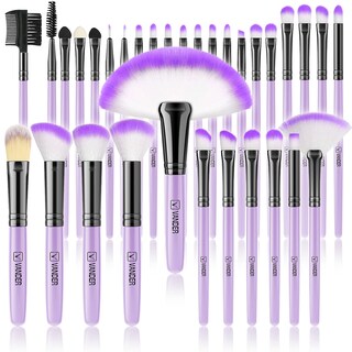 Foto 1 | Foto 1 | Set De Brochas De Maquillaje Vander Professional, 32 Unidades, Con Bolsa, Color Morado - Venta Internacional.