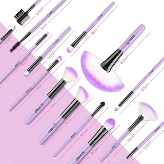 Foto 5 | Foto 5 | Set De Brochas De Maquillaje Vander Professional, 32 Unidades, Con Bolsa, Color Morado - Venta Internacional.