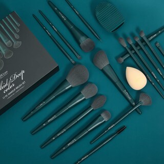 Foto 7 | Foto 7 | Set De Brochas De Maquillaje Ducare, 17 Unidades, Con Tapete De Limpieza Y Esponja - Venta Internacional.