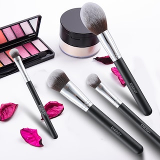Foto 6 | Foto 6 | Set De Brochas De Maquillaje Energy Premium Foundation, Bronceador Y Colorete, 4 Unidades - Venta Internacional.
