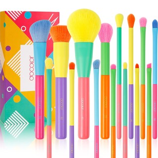 Foto 1 | Foto 1 | Juego De Brochas De Maquillaje Docolor, 15 Unidades, Sintéticas, Con Funda, Multicolor - Venta Internacional.