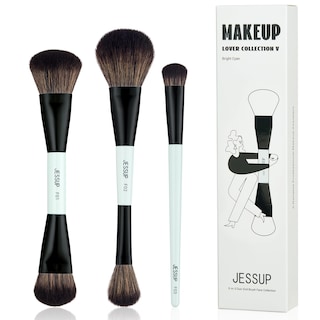Foto 1 | Foto 1 | Brochas De Maquillaje Jessup Blue, 3 Unidades, Doble Punta, T503 Vegan - Venta Internacional.