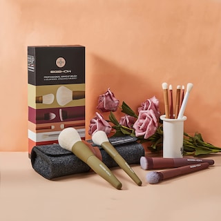 Foto 7 | Foto 7 | Set De Brochas De Maquillaje Eigshow Essential Kabuki 9 Piezas Para Mujer - Venta Internacional.