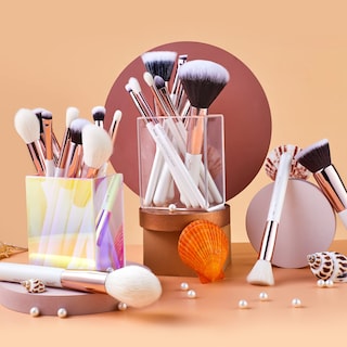 Foto 6 | Foto 6 | Juego De Brochas De Maquillaje Jessup, 25 Piezas, Cosmético Profesional, Color Blanco - Venta Internacional.